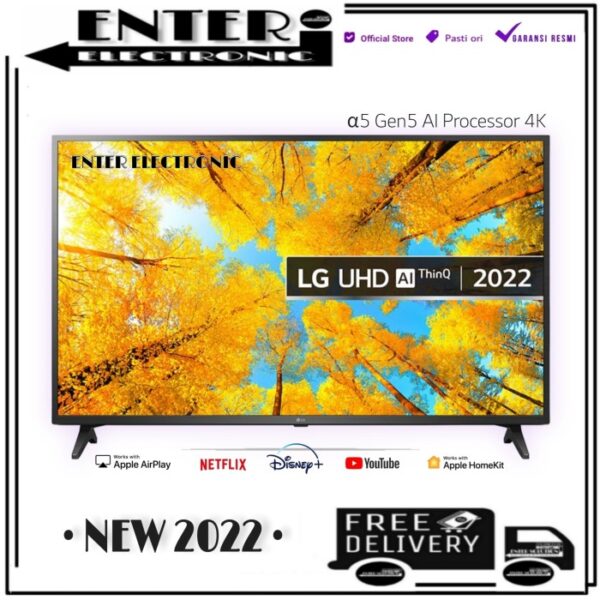 LG 65UQ7500PSF LED SMART TV 65 INCH UHD 4K HDR THINQ AI LG 65UQ7500