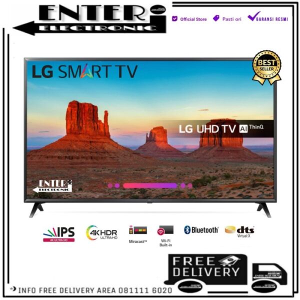 LG LED TV 55UK6300 SMART TV LED 55 INCH UHD 4K HDR LG 55UK6300PTE