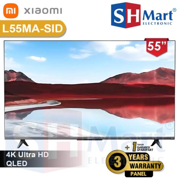 TV XIAOMI A PRO 55 INCH 4K UHD ANDROID TV GOOGLE TV NEW 2023 GARANSI