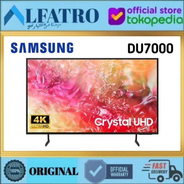 SAMSUNG TV 65 Inchi 65DU7000 4K UHD UA65DU7000 Smart TV 65 Inch 65DU7000KXXD || 65CU7000