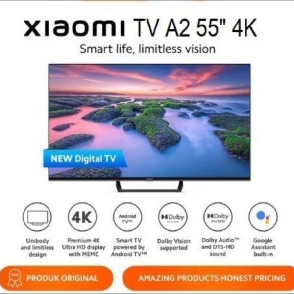 Xiaomi Mi tv 55 Inch Smart Android 4K UHD TV 55 garansi resmi