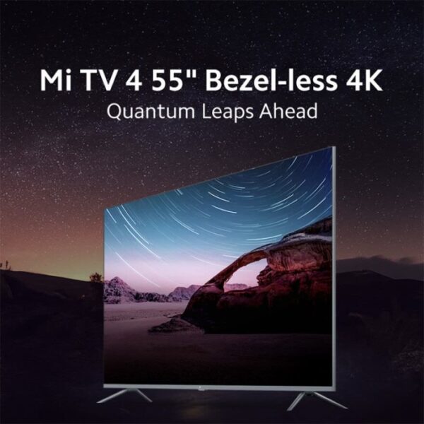 Xiaomi Mi TV 4 55 Inch Bezel less 4K Smart TV with QLED Display