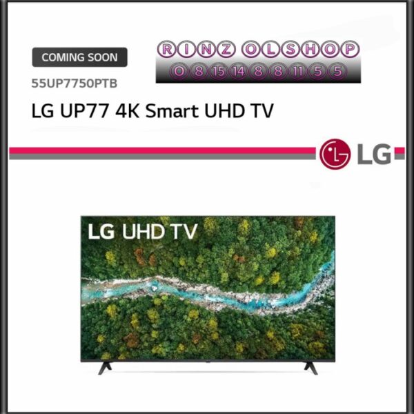 LED TV LG 55UP7750PTB SMART TV UHD 4K AI THINQ 55UP7750